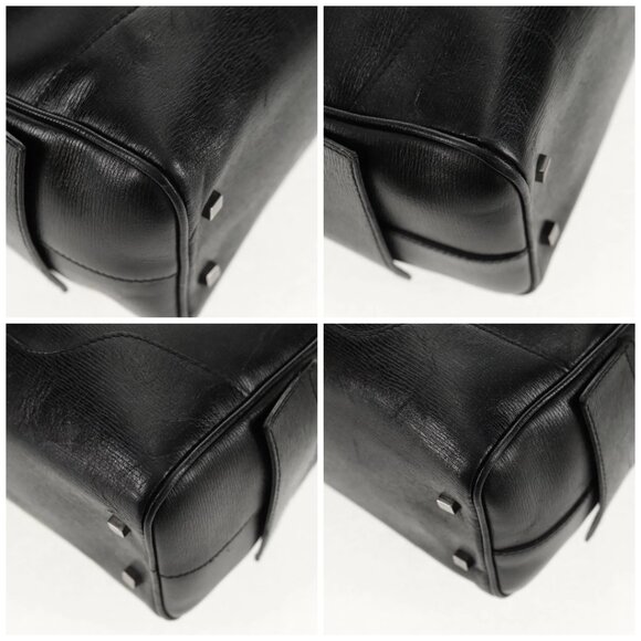 GUCCI Shoulder Bag Leather Black Silver 002 1115 Auth 146591V - Picture 14 of 16